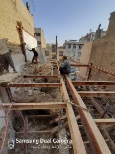 کارگر تخریب ساختمان تهران