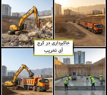 خاکبرداری در کرج